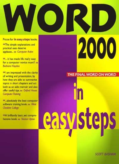 Word 2000 In Easy Steps (In Easy Steps Series)