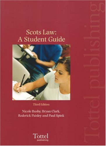 Scots Law: Student Guide: A Student Guide