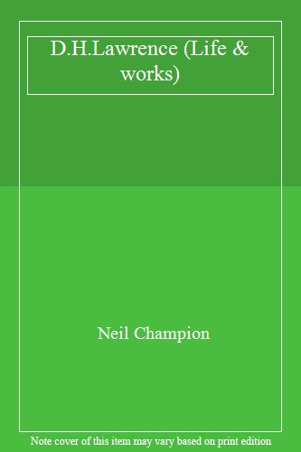 D.H.Lawrence (Life & works)