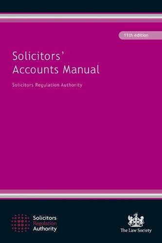 Solicitors' Accounts Manual