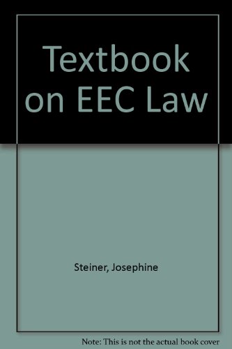 Textbook on EEC Law