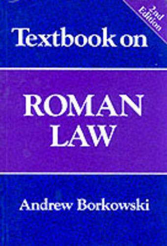 Textbook on Roman Law