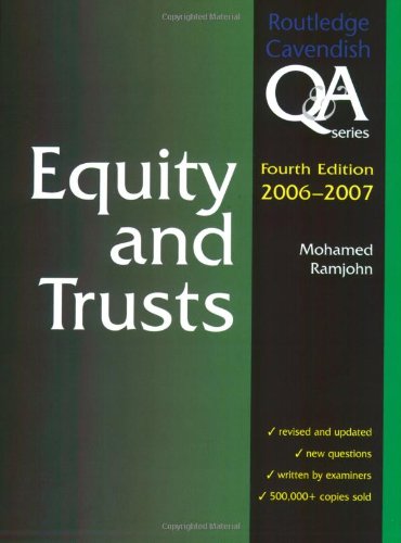 Equity & Trusts Q&A 2006-2007 (Questions and Answers)
