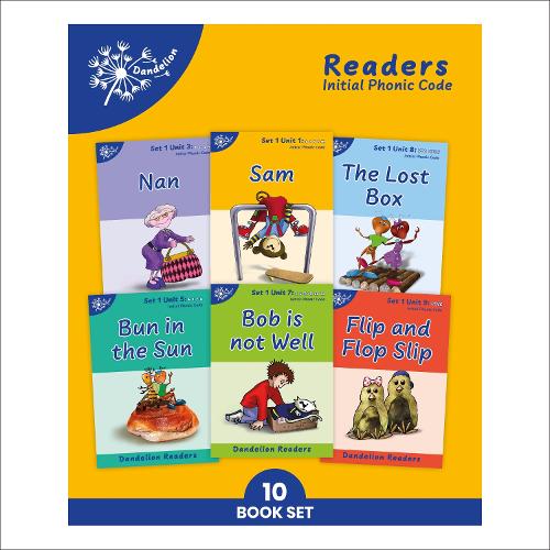 Phonic Books Dandelion Readers Set 1 Units 1-10