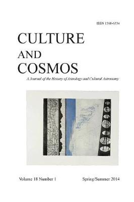 Culture and Cosmos Vol 18 Number 1