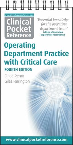 Clinical Pocket Reference Operating Department Practice