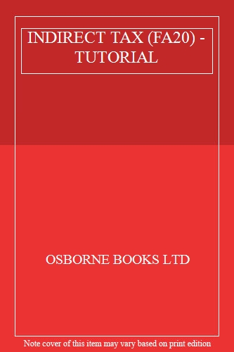 INDIRECT TAX (FA20) - WORKBOOK