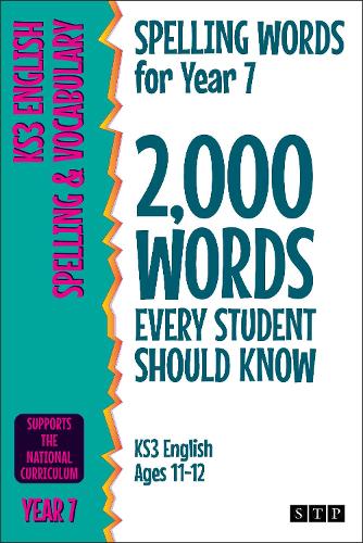 Spelling Words for Year 7