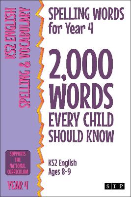 Spelling Words for Year 4