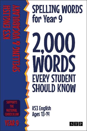 Spelling Words for Year 9