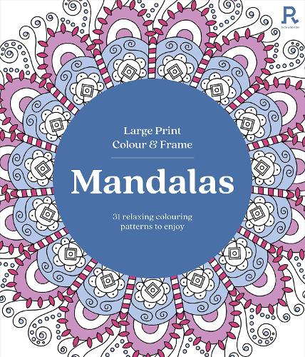 Large Print Colour & Frame - Mandalas