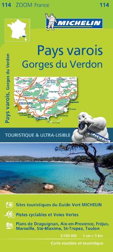 Pays Varois, Verdon Gorges - Zoom Map 114