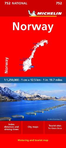 Norway - Michelin National Map 752
