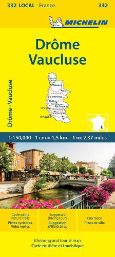 Drôme Vaucluse - Michelin Local Map 332