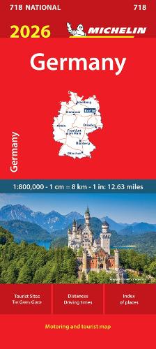 Germany 2026 - Michelin National Map 718
