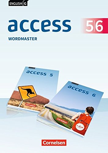 English G Access Band 5/6: 9./10. Schuljahr - Allgemeine Ausgabe - Wordmaster mit Lösungen: Vokabelübungsheft