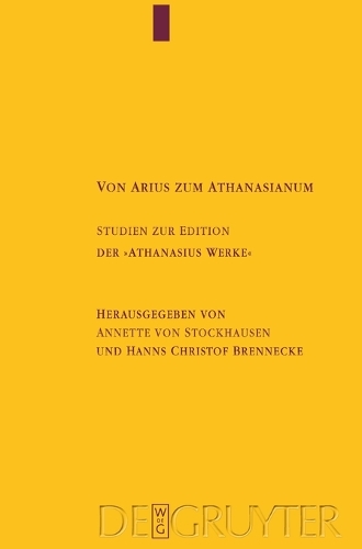 Von Arius Zum Athanasianum