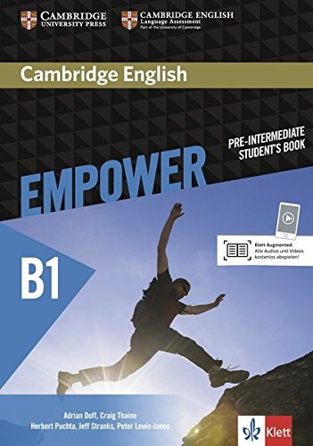 Cambridge English Empower Pre-Intermediate Student's Book Klett Edition: Für Erwachsenenbildung/Hochschulen.