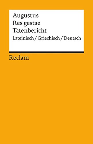 Tatenbericht / Res gestae.: Monumentum Ancyranum