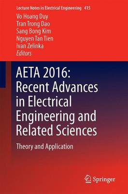 AETA 2016: Recent Advances in Electrical Engineering and Related Sciences