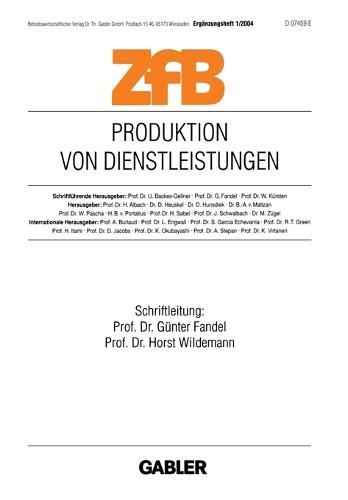 Produktion von Dienstleistungen