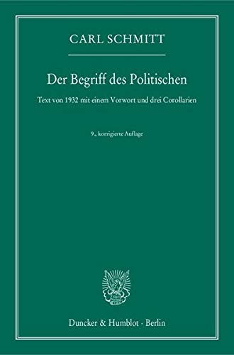 Der Begriff Des Politischen