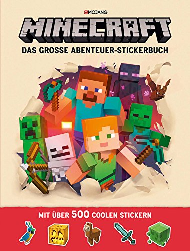 Minecraft - Das große Abenteuer-Stickerbuch: Ein offizielles Minecraft-Stickerbuch