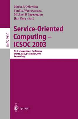 Service-Oriented Computing -- ICSOC 2003