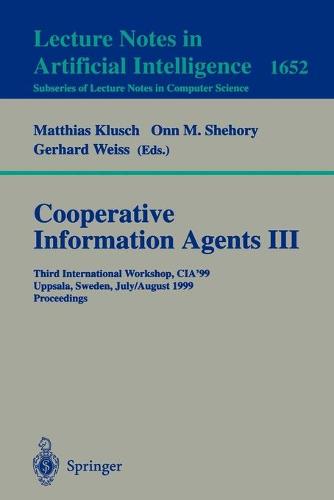 Cooperative Information Agents III