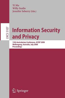 Information Security and Privacy
