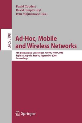 Ad-hoc, Mobile and Wireless Networks