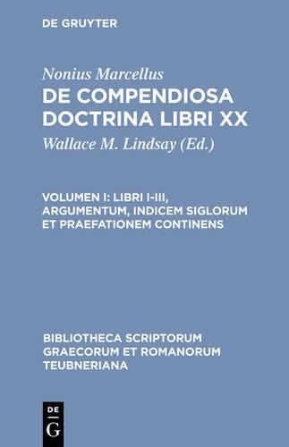 Nonius Marcellus: De Compendi CB