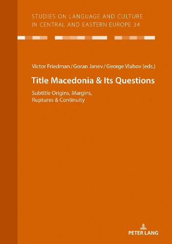 Macedonia & Its Questions