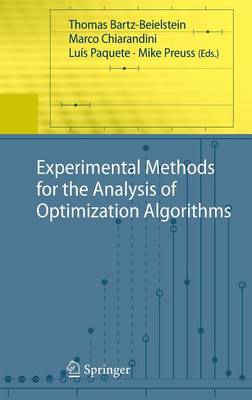Experimental Methods for the Analysis of Optimization Algorithms
