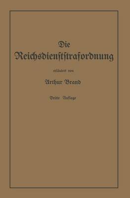 Die Reichsdienststrafordnung (RDStO)