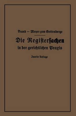 Die Registersachen
