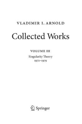 Vladimir Arnold – Collected Works