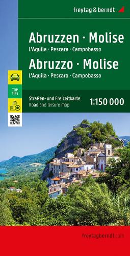 Abruzzo - Molise - Road and leisure map