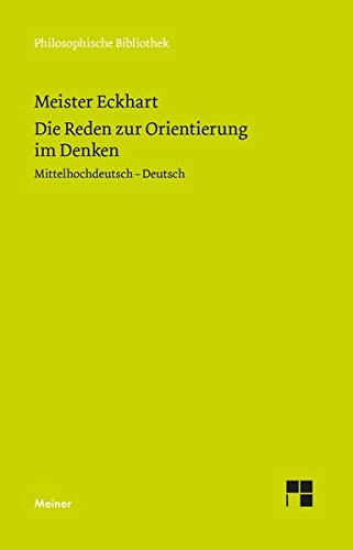Die Reden zur Orientierung im Denken: Die rede der unterscheidunge