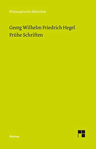 Frühe Schriften: Frankfurter Manuskripte und Druckschriften