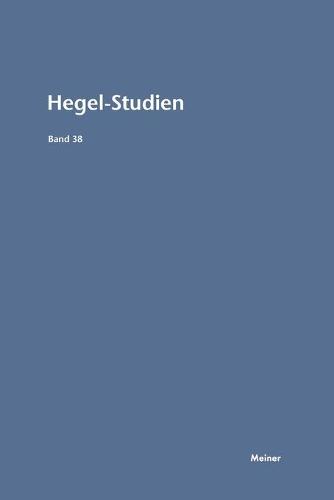 Hegel-Studien Band 38