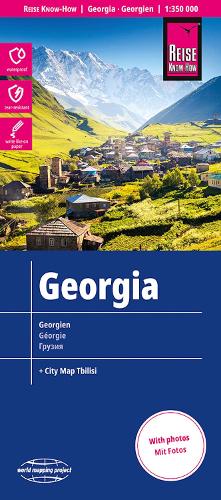 Georgie Map including Tbilisi city map