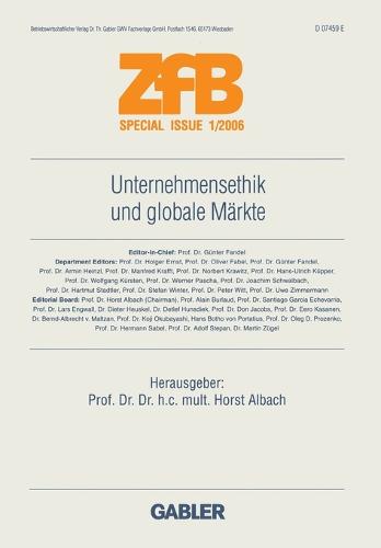 Unternehmensethik und globale Märkte