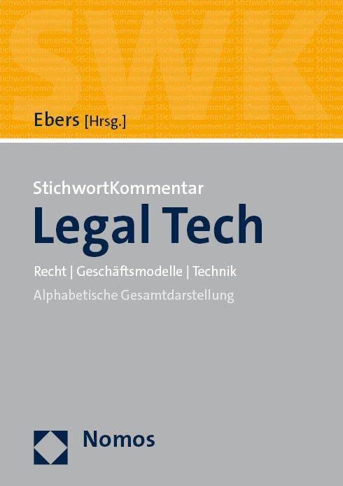 Stichwortkommentar Legal Tech