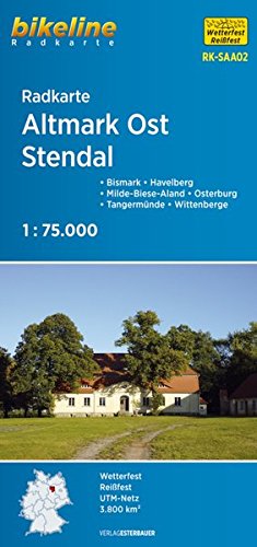 Altmark East Stendal cycle map