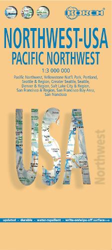 USA Northwest - Pacific Northwest, Borch Map