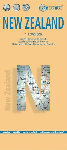 New Zealand, Neuseeland, Borch Map