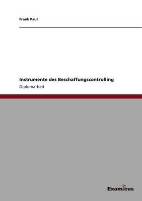 Instrumente des Beschaffungscontrolling
