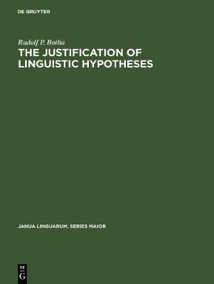 The Justification of Linguistic Hypotheses