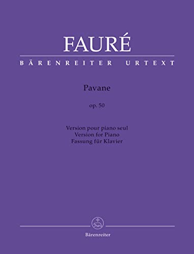 Pavane for Piano Op. 50